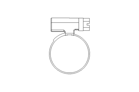 Hose clamp D=25-40 B=9