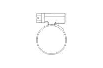 Hose clamp D=25-40 B=9