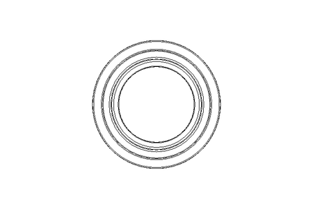 Needle roller bearing NA4905 RS 25x42x17