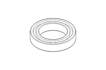 Deep groove ball bearing 61802 2RS 15x24