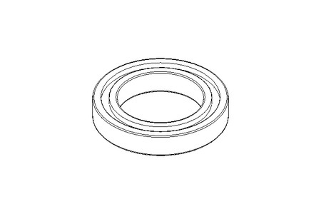 Deep groove ball bearing 6016 2Z 80x125