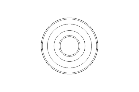 Deep groove ball bearing 6200 2RS 10x30