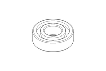 Deep groove ball bearing 6204 20x47x14