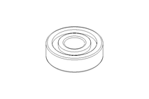 Deep groove ball bearing 6303 2RS1 17x47