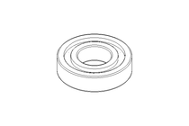 Deep groove ball bearing 6309 45x100x25