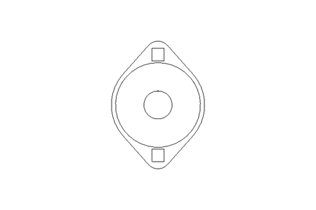 Flange bearing PCSLT 20x66x24.6