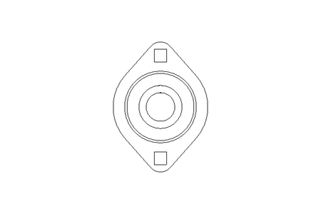 Flange bearing PCSLT 20x66x24.6