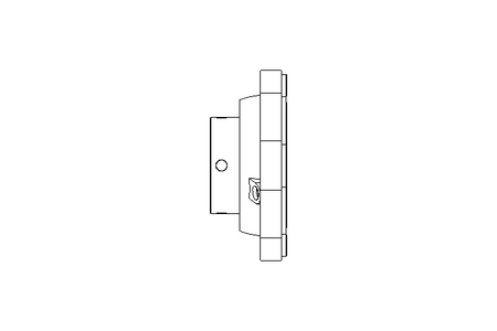 Flange bearing PCST AH23 40x156x45.6