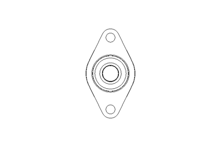 Flange bearing PCFT 20x61x31