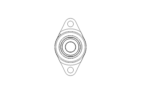 Flange bearing PCFT 20x61x31