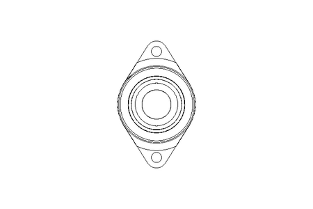 Flange bearing RCJT 40x105x56.3