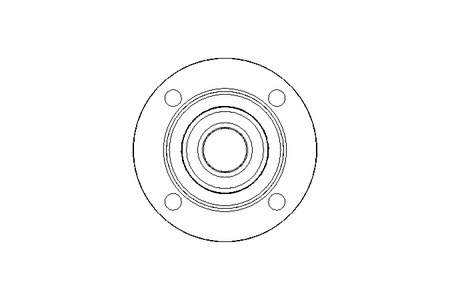 Flange bearing PME FA125.8 30x125x35.7