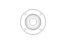 Flange bearing RMEO FA125.8 90x300x101