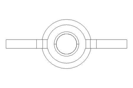 Wing nut M8 A2 DIN315