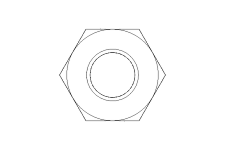 Hexagon nut M6 A2 DIN439