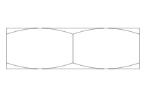 Écrou hexagonal M8x1 St-Zn DIN439