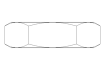 Écrou hexagonal M8x1 St-Zn DIN439