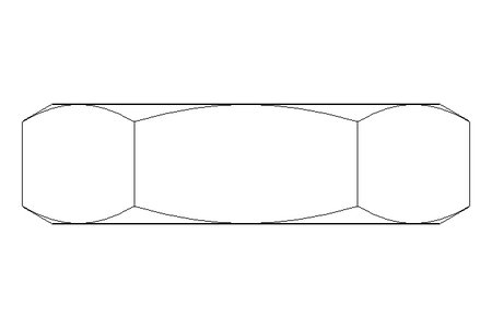 Écrou hexagonal M8x1 St-Zn DIN439