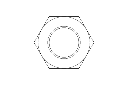 Hexagon nut M20 A2 DIN439