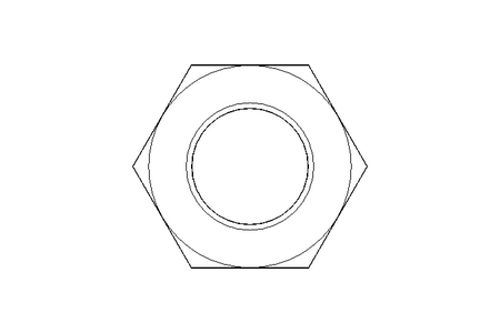 Hexagon nut M24 A2 DIN439