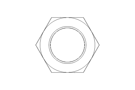 Écrou hexagonal M24x1,5 St-Zn DIN439