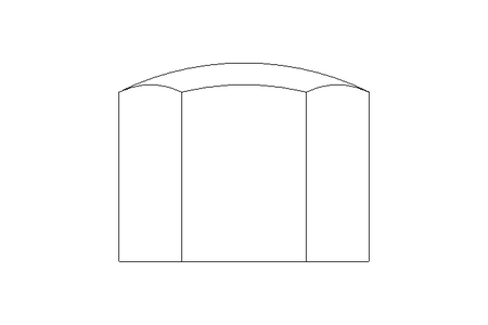 Hexagon cap nut M5 A2 DIN917