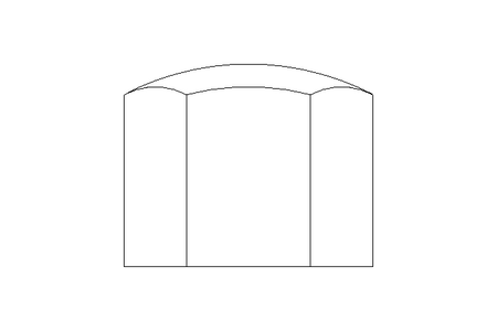 Hexagon cap nut M6 A2 DIN917