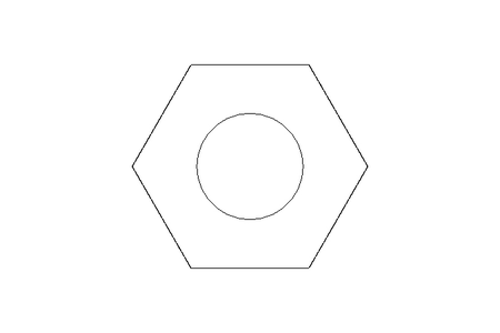 Hexagon cap nut M6 A2 DIN917