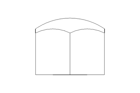 Hexagon cap nut M10 A2 DIN917