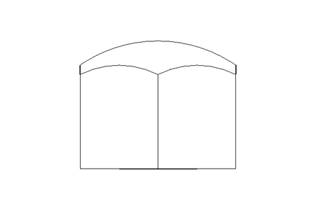 Hexagon cap nut M10 A2 DIN917