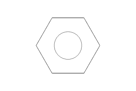 Hexagon cap nut M10 A2 DIN917