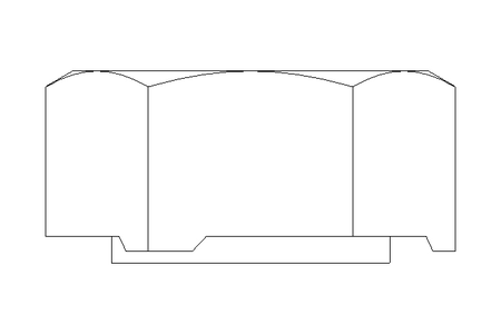 Hexagon weld nut M16 A2 DIN929