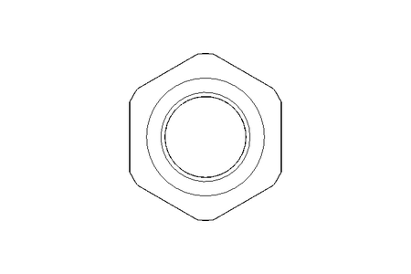 Hexagon weld nut M12 ST DIN929