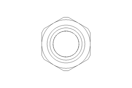 Hexagon weld nut M12 ST DIN929