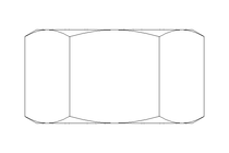 Hexagon nut M12x1.5 A4 DIN934