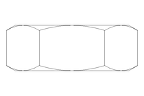 Hexagon nut M2 A2 DIN934