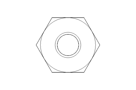 Hexagon nut M2 A2 DIN934