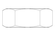 Écrou hexagonal M3 St-Zn DIN934