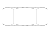 Hexagon nut M4 St-Zn DIN934