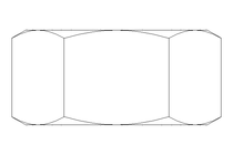 Hexagon nut M8 St-Zn DIN934