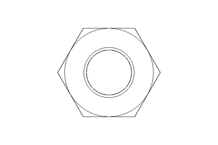 Hexagon nut M8 St-Zn DIN934