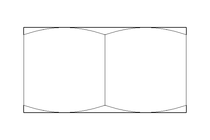 Hexagon nut M8 1.4571 DIN934