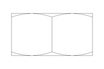 Hexagon nut M8 1.4571 DIN934