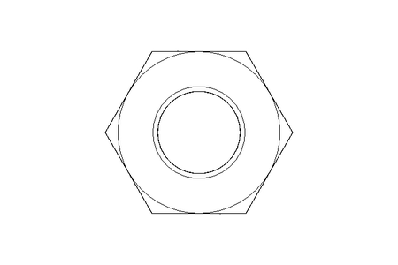 Hexagon nut M8 1.4571 DIN934