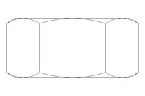 Sechskantmutter M10 St-Zn DIN934