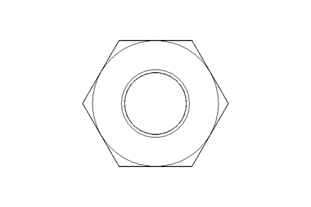 Hexagon nut M10 A2 DIN934