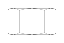 Hexagon nut M20 St-Zn DIN934