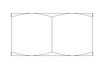 Hexagon nut M30 St-Zn DIN934