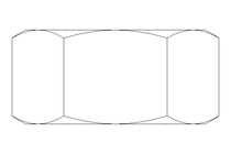 Hexagon nut LH M10 A2 DIN934