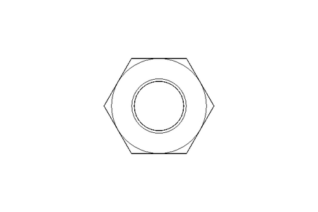 Hexagon nut LH M10 A2 DIN934